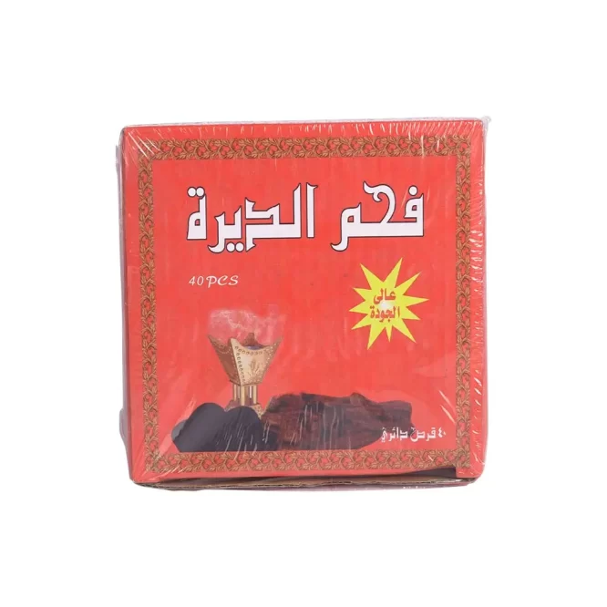 DEIRA CHARCOAL 40 ROUND TABLETS 2 BOXES SPECIAL OFFER