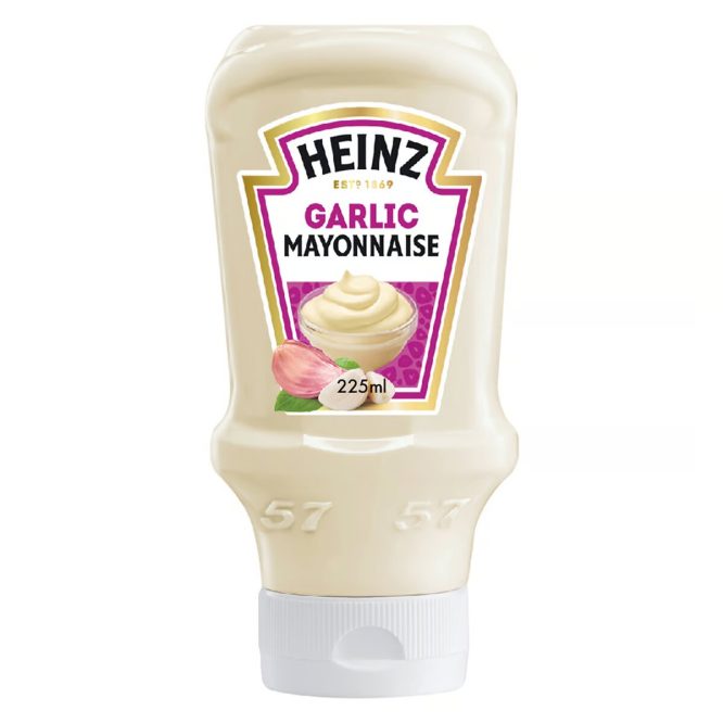 HEINZ GARLIC MAYONNAISE 225ML