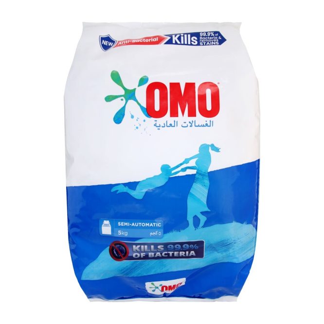 OMO ACTIVE SEMI AUTOMATIC LAUNDRY DETERGENT 5 KG