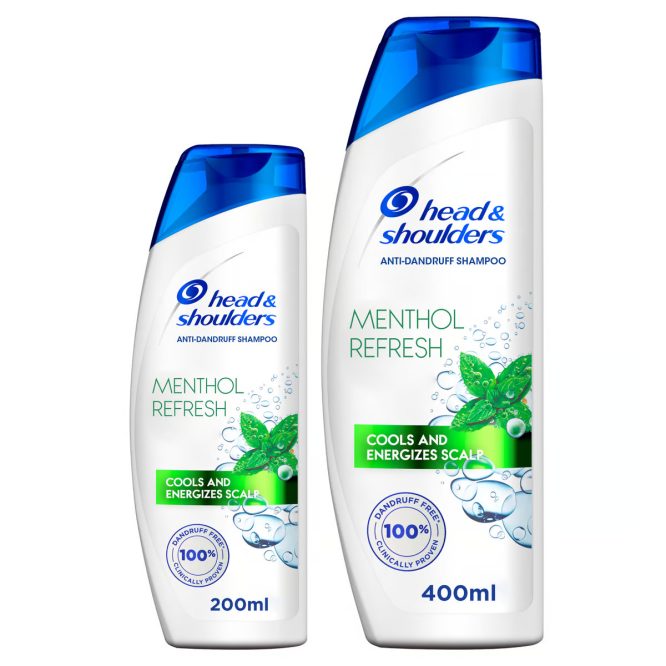 HEAD & SHOULDERS MENTHOL FRESH SHAMPOO 200+400ML