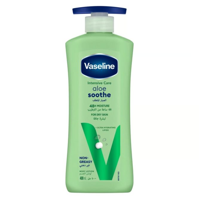 VASELINE INTENSIVE CARE ALOE SOOTHE BODY LOTION 400ML