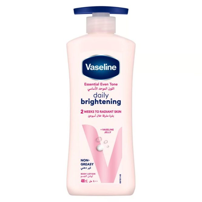 VASELINE ESSENTIAL EVEN TONE DAILY BRIGHTENING BODY LOTION 400ML