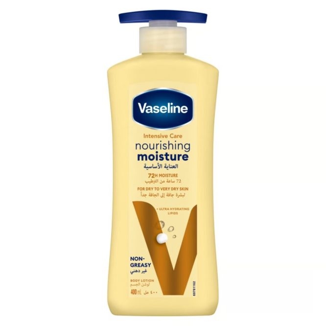 VASELINE INTENSIVE CARENOURISHING MOISTURE BODY LOTION 400ML