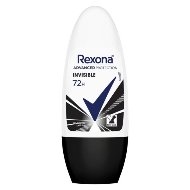 REXONA WOMEN INVISIBLE DEODORANT ROLL 50ML