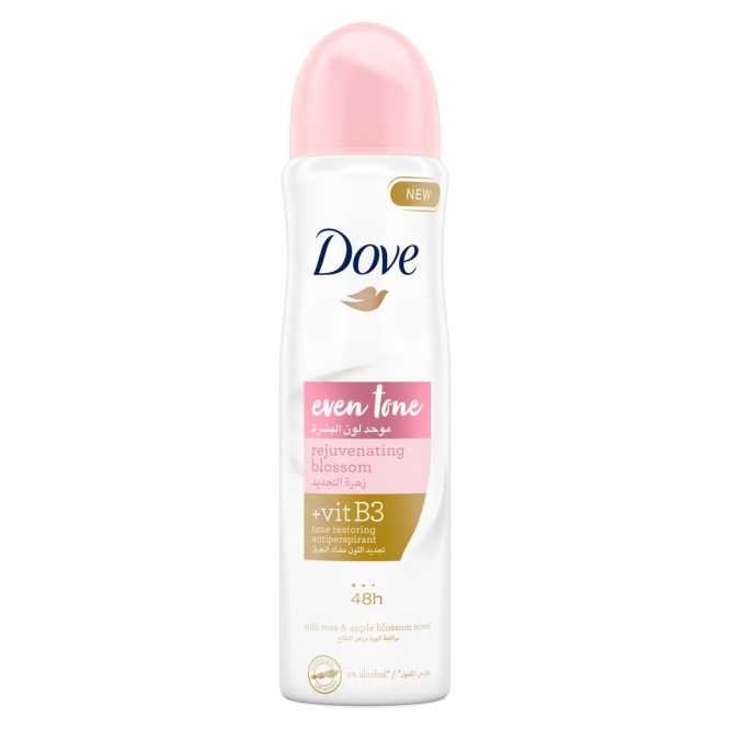 DOVE EVEN TONE WOMEN ANTIPERSPIRANT DEODORANT 150ML