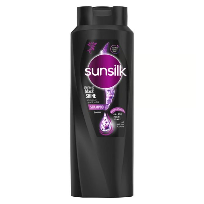 SUNSILK STUNNING BLACK SHINE SHAMPOO 700ML