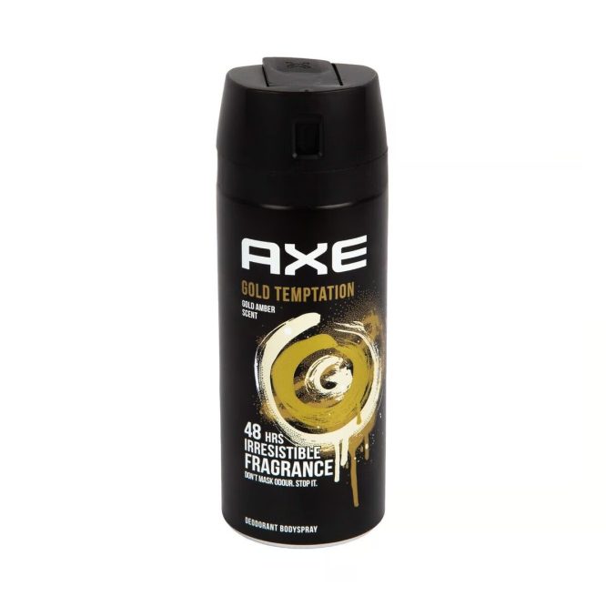 AXE GOLD TEMPTATION DEODORANT 150ML