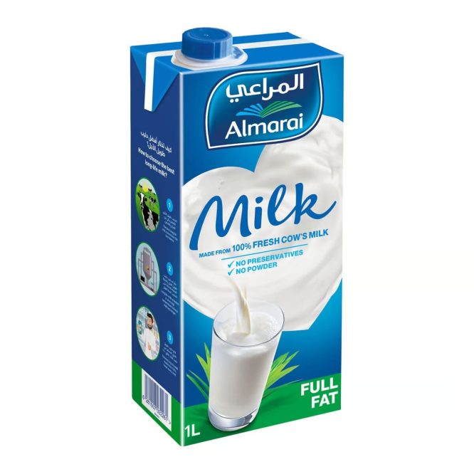 ALMARAI UHT FULL FAT MILK 1L