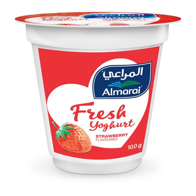 ALMARAI FRESH YOGHURT STRAWBERRY 100G