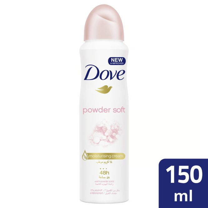 DOVE POWDER SOFT WOMEN ANTIPERSPIRANT DEODORANT 150ML