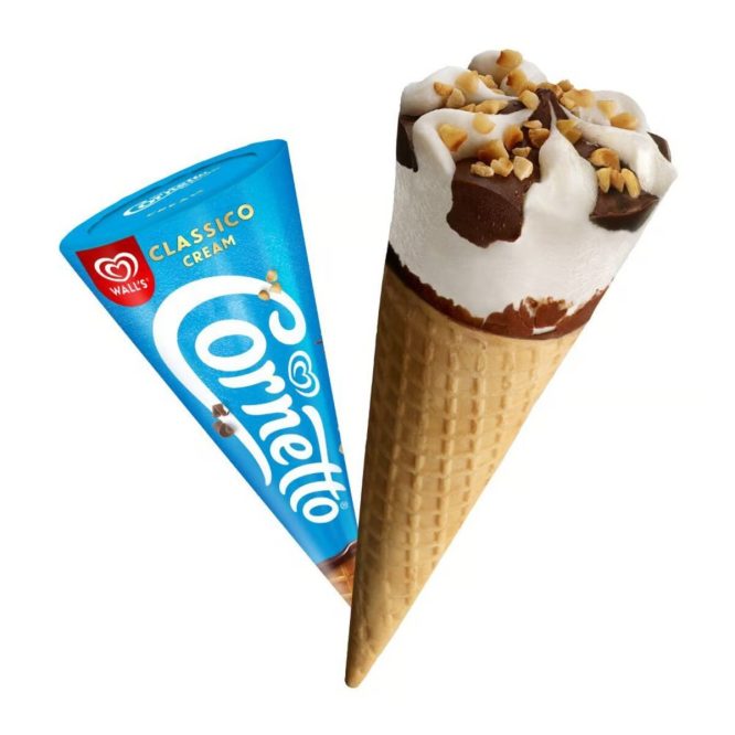 WALLS CORNETTO CLASSIC VANILLA 125ML