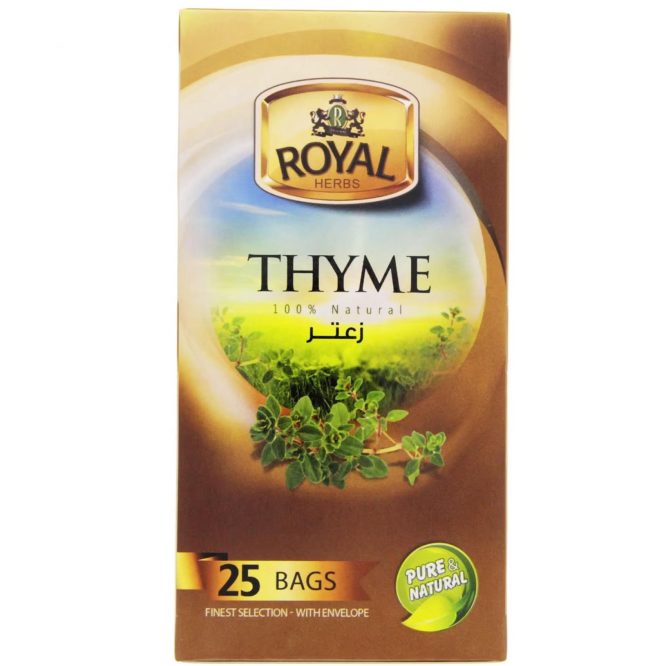 ROYAL ZAATAR/THYME TEA 25 BAGS