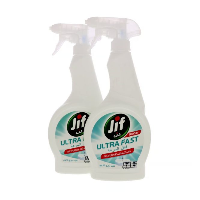 JIF MULTPURPOSE CLEANER SPRAY 2×500ML