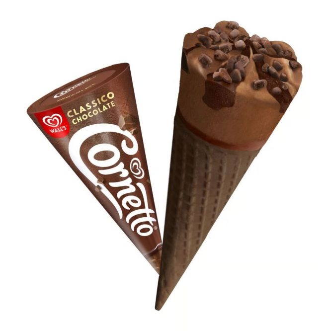 WALLS CORNETTO CLASSIC CHOCOLATE  125ML