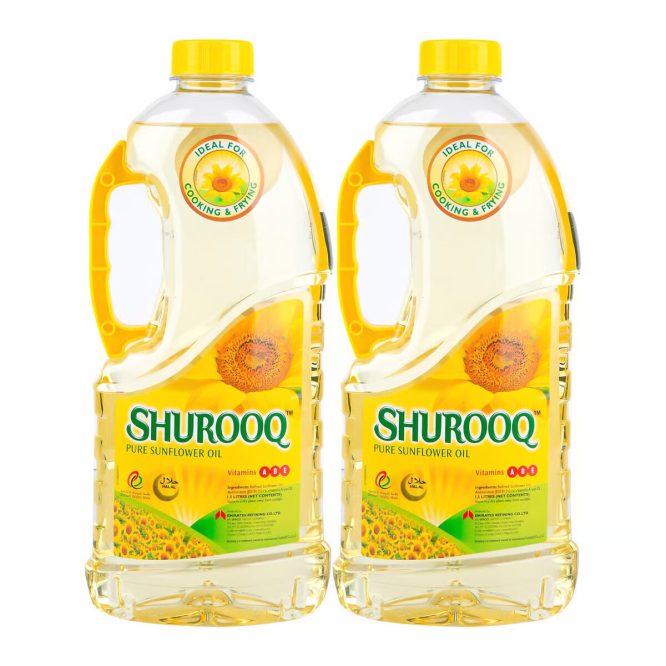 SHUROOQ SUNFLOWER OIL 2×1.5L