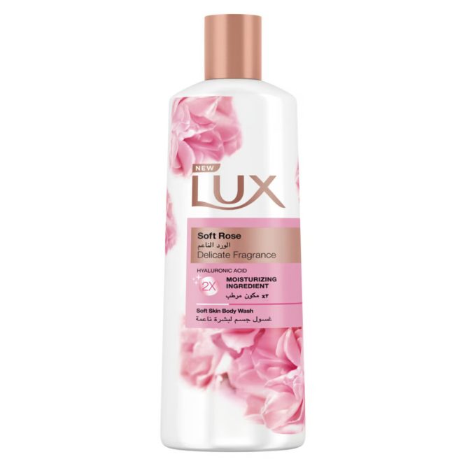 LUX SOFT ROSE BODY WASH 250ML