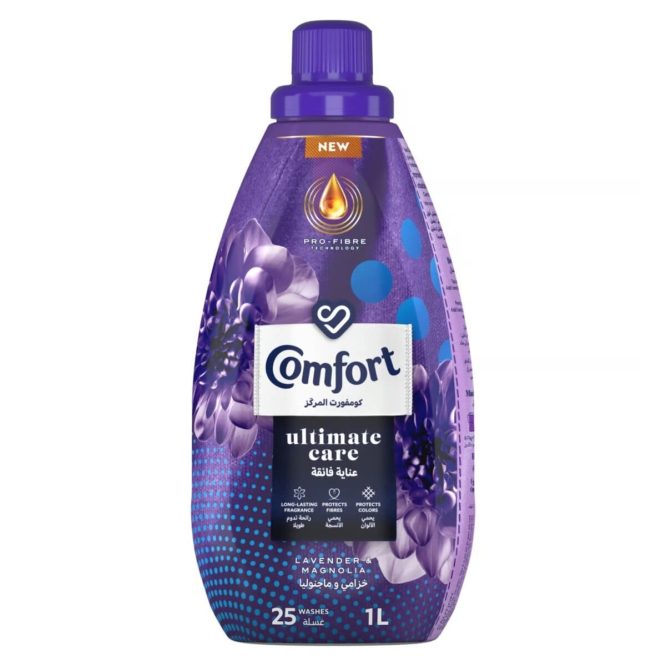 COMFORT ULTIMATE CARE LAVENDER & MAGNOLIA FABRIC SOFTENER 1L