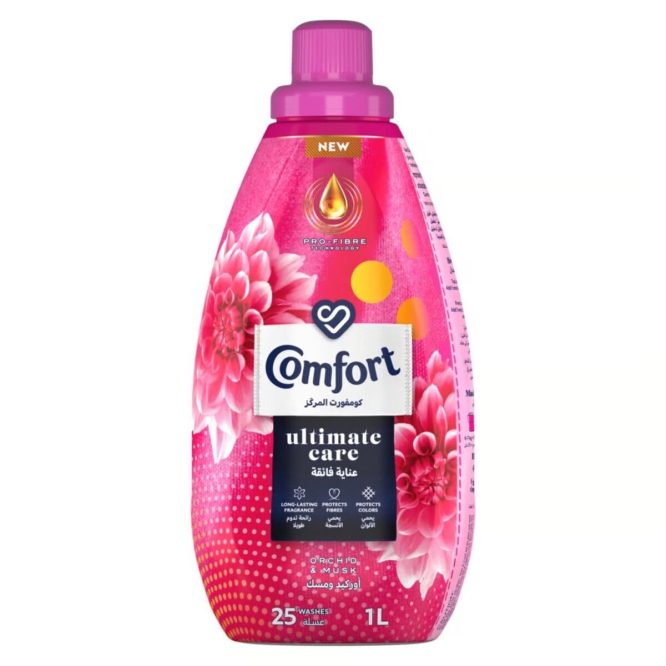 COMFORT ULTIMATE CARE ORCHID & MUSK FABRIC SOFTENER 1L