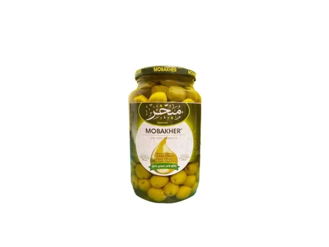 MOBAKHER KALAMATA GREEN OLIVES 1250G