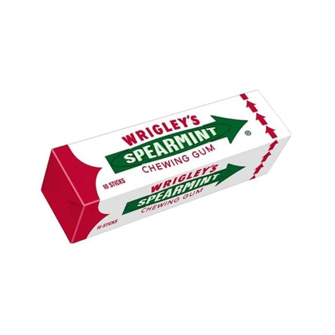 WRIGLEYS SPEARMINT GUM 5 STICKS