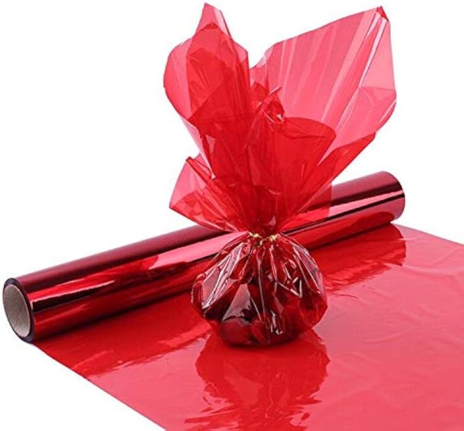 CELLOPHANE WRAP ROLL 20×90×160 - RED