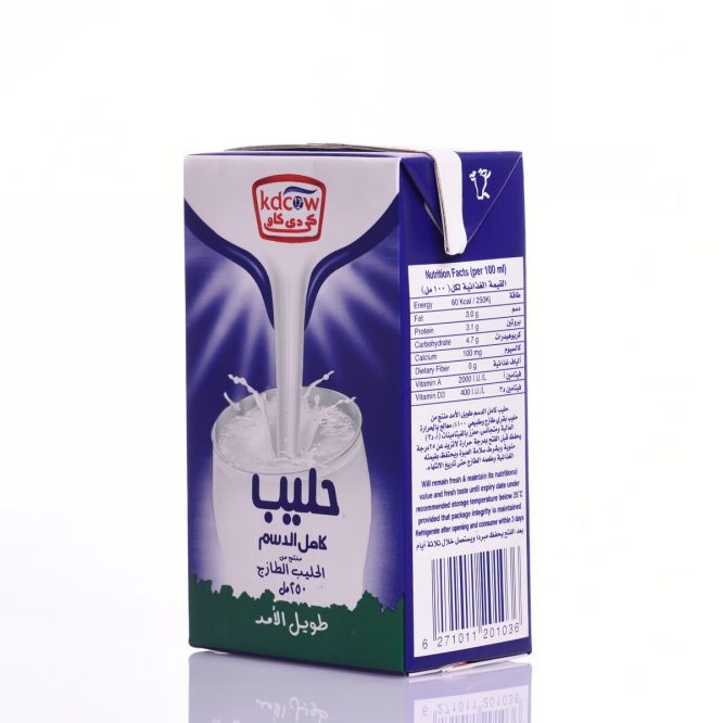 KD COW UHT FULL CREAM MILK 250ML