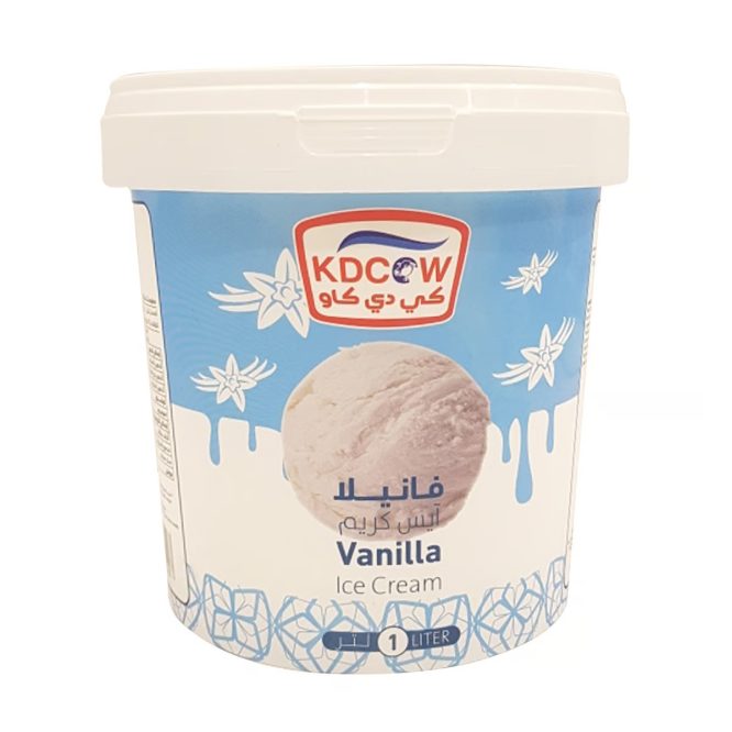 KD COW VANILLA ICE CREAM 1L