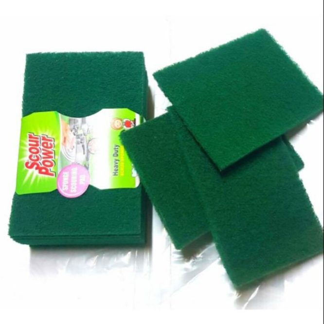 TIGER SCOUR POWER MULTIPURPOSE SPONGE SCOURING PAD 5 PIECES