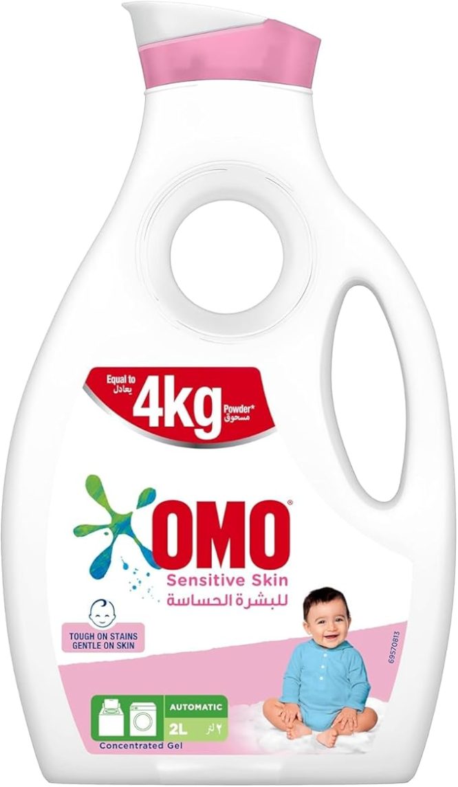 OMO SENSITIVE SKIN CONCENTRATED GEL LAUNDRY DETERGENT 2L