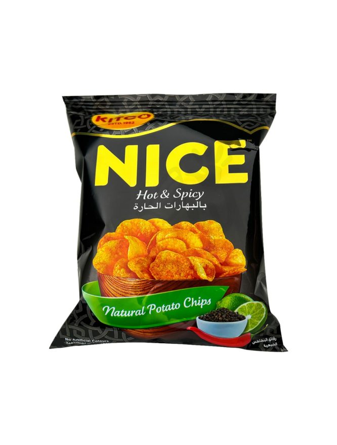 NICE HOT & SPICY CHIPS 26GM