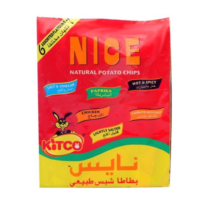 NICE POTATO CHPS ASSORTED 19×22G