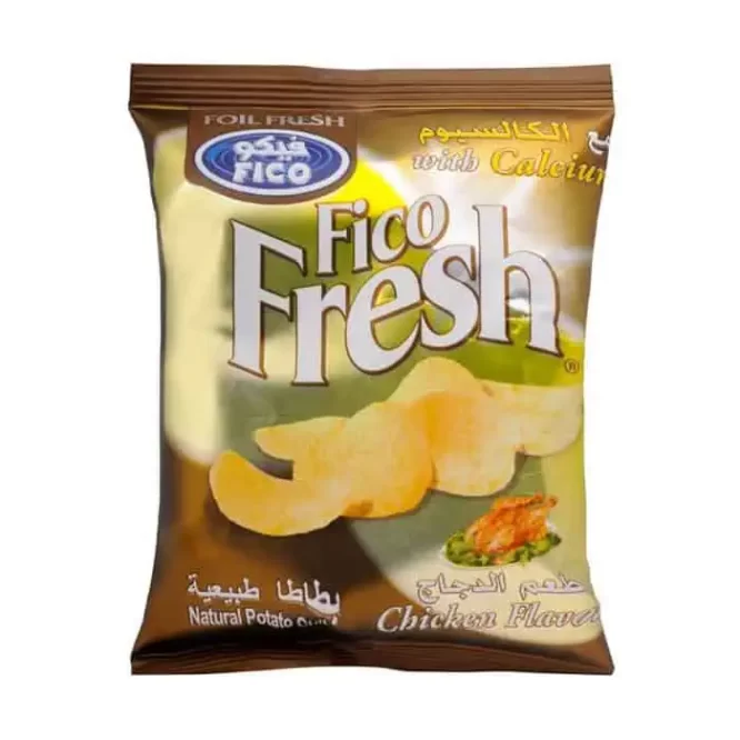 FICO FRESH CHICKEN FLAVOR POTATO CHIPS 15GM