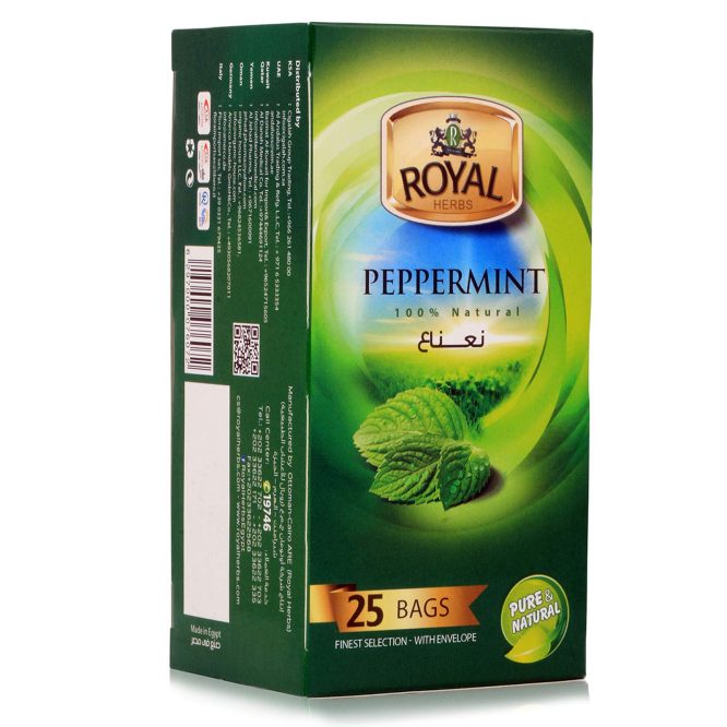 ROYAL PEPPERMINT TEA 25 BAGS