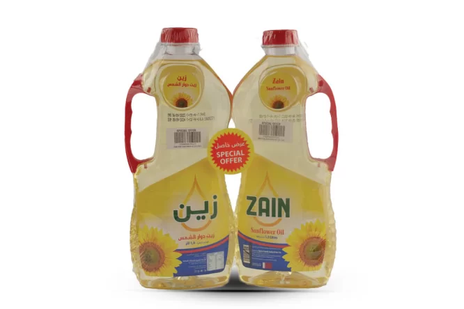 ZAIN SUNFLOWER OIL 2×1.5L