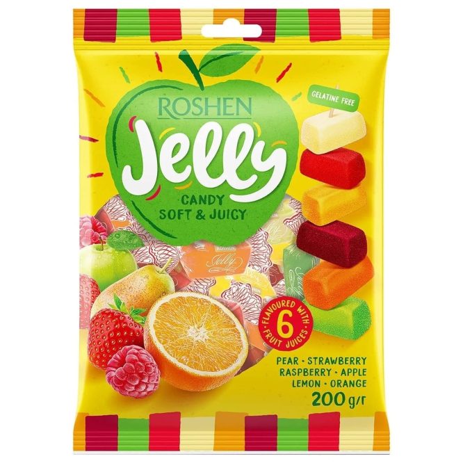 ROSHEN JELLY MIXED FRUITY 200G