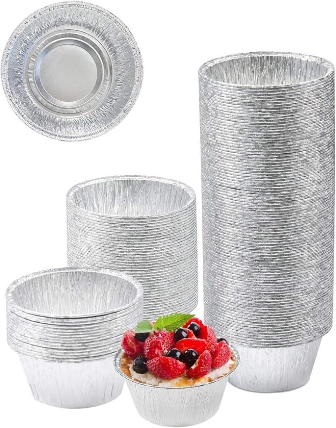 ALUMINIUM JELLY BOWL CUPS 100 PIECES