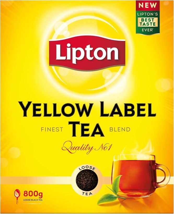 LIPTON YELLOW LABEL LOOSE BLACK TEA 800G