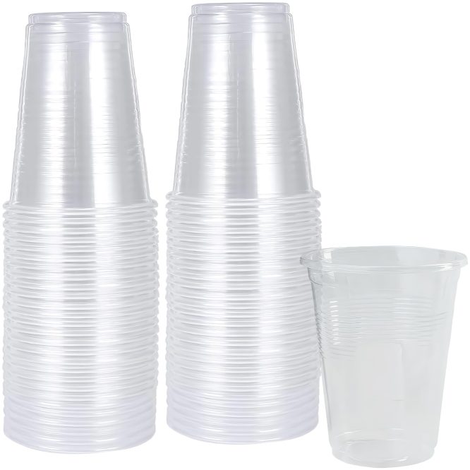 PLASTIC CUPS CLEAR 12 OZ PACK OF 50 PC