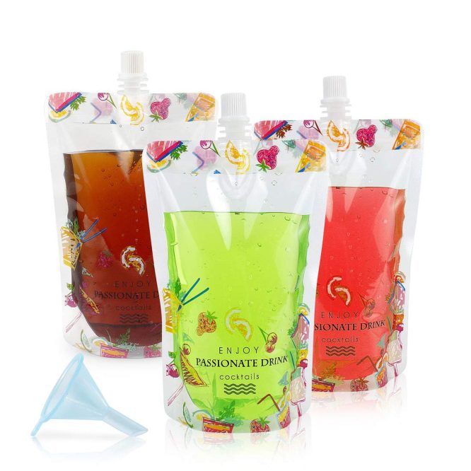 ENJOY PASSIONATE DRINK JUIECE POUCHES WITH LID 12 PIECES