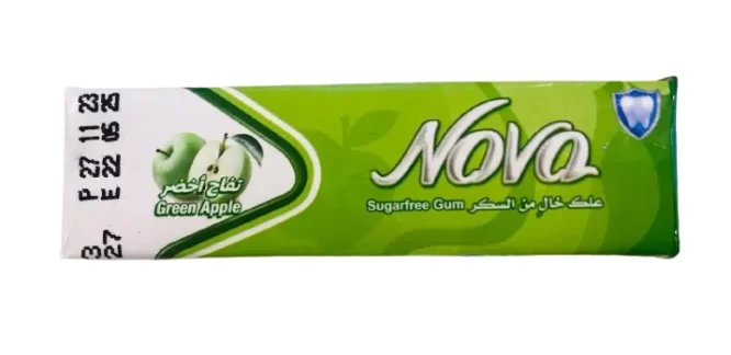 NOVA GREEN APPLE GUM