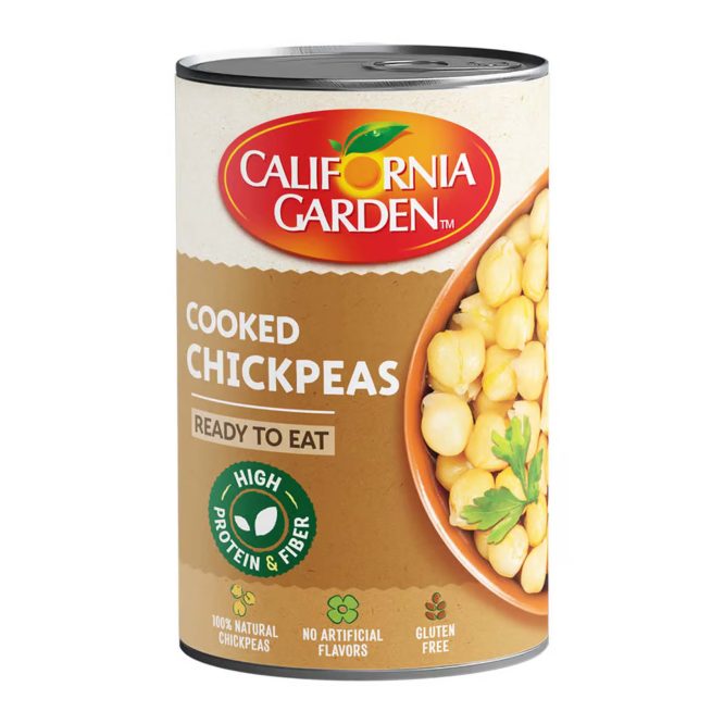 CALIFORNIA GARDEN COOKED CHICKPEAS 400G