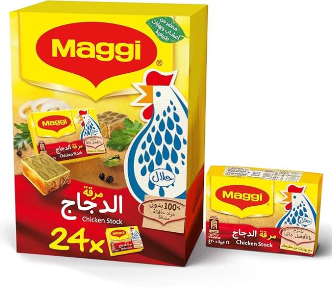 MAGGI CHICKEN STOCK BOUILLON CUBE 24x20G