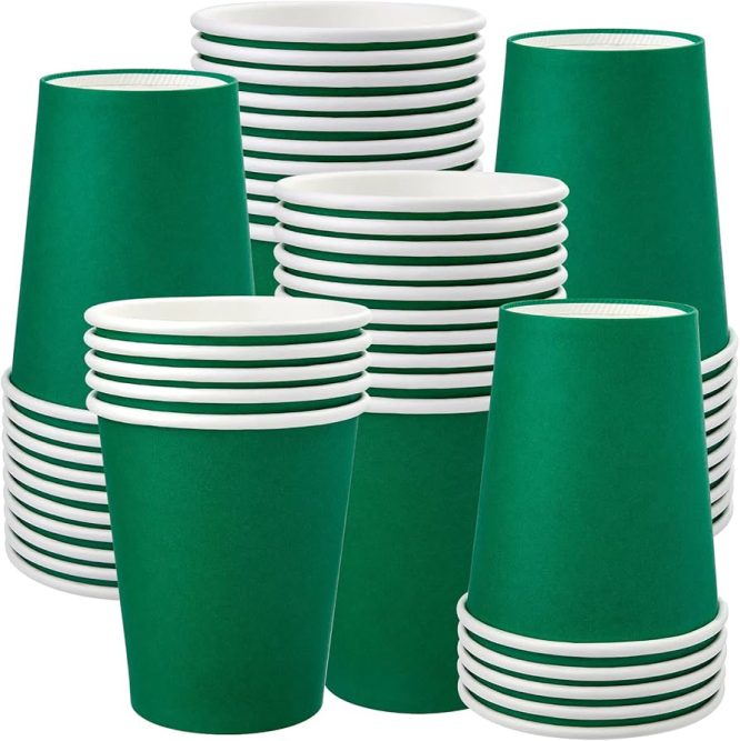 4OZ THERMAL CUPS BLACK/WHITE/BROWN 50PC