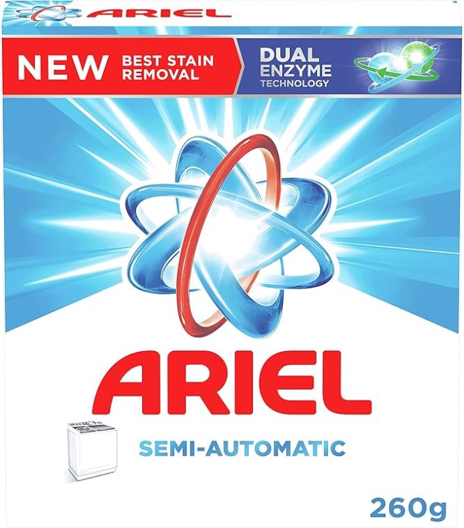 ARIEL SEMI AUTOMATIC DETERGENT POWDER 260G