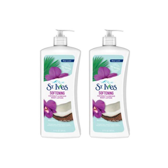 ST.IVES COCONUT & ORCHID BODY LOTION 2×621 ML