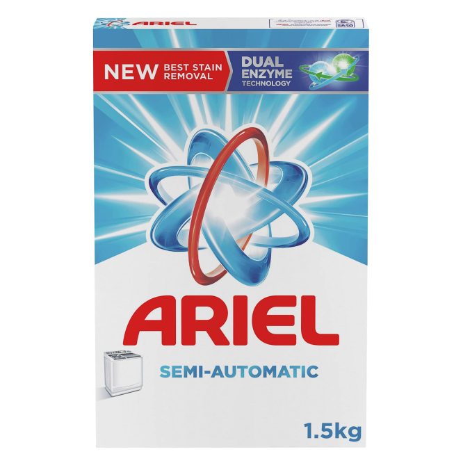 ARIEL SEMI AUTOMATIC DETERGENT POWDER 1.5KG