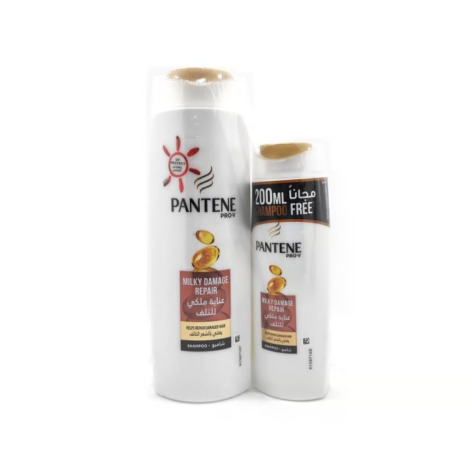 PANTENE MILKY DAMAGE REPAIR SHAMPOO  400+200ML