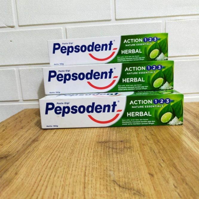 PEPSODENT ACTION 123 HERBAL TOOTHPASTE 3×190GM SPECIAL OFFER