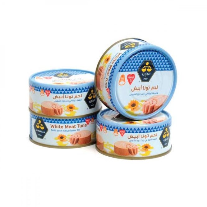 ALWAZZAN WHITE MEAT TUNA 4×160G