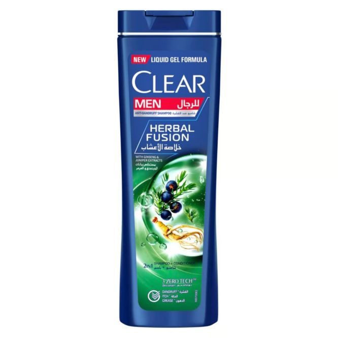 CLEAR MEN HERBAL FUSION 2 IN 1 SHAMPOO+CONDITIONER SHAMPOO 400 ML